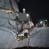 Navy ship, oil tanker collide in Persian Gulf